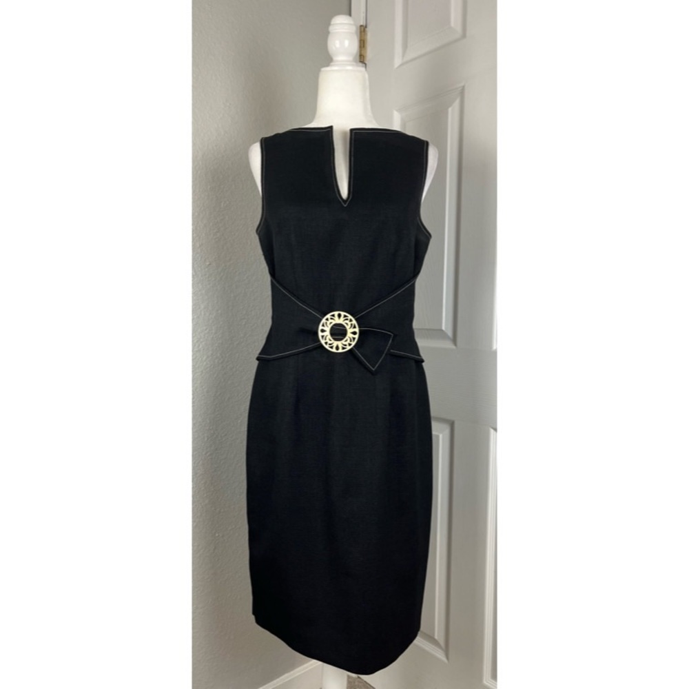 DAVID MEISTER Vintage Belted Dress